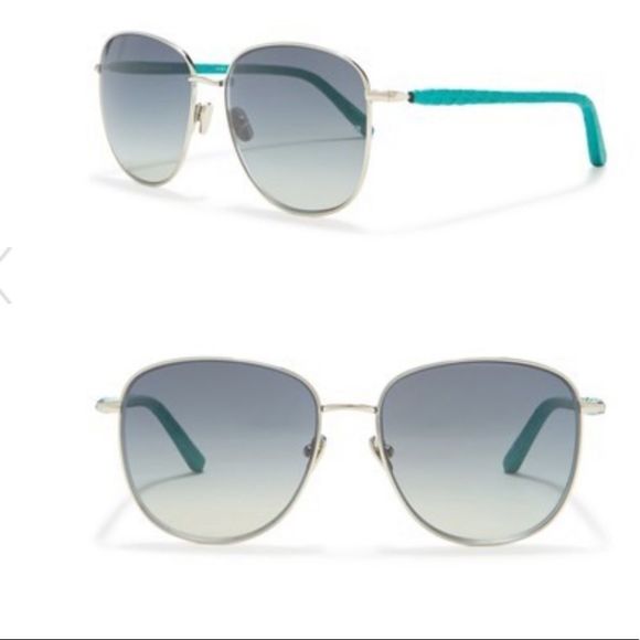 Linda Farrow sunglasses: White/Gold Snake Print
